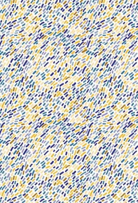 Kadopapier Coated colorful worms dark 50cm x 200meter