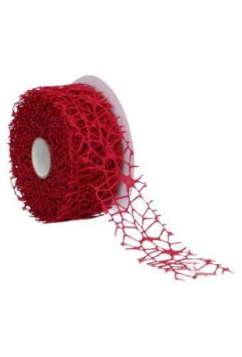 Kadolint Oceaan Web Lint Wijn Rood 40mm x 10meter Kadolint Oceaan Web Lint Wijn Rood 40mm x 10meter