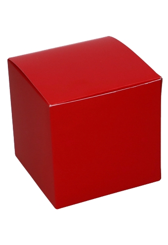 Kubus Kadodoosjes Rood 6x6x6cm 25stuks