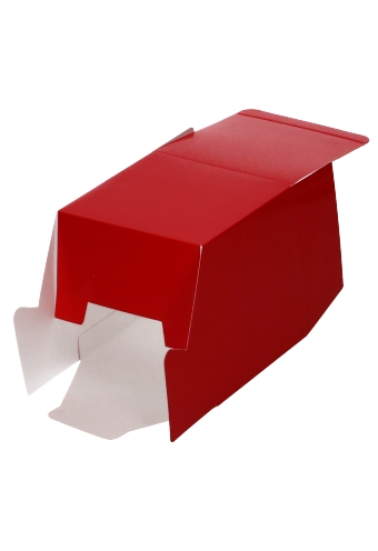 Kubus Kadodoosjes Rood 6x6x6cm 25stuks