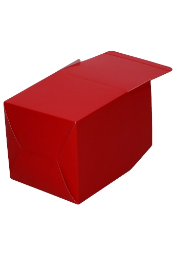 Kubus Kadodoosjes Rood 6x6x6cm 25stuks