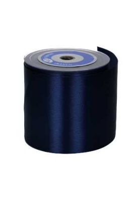 Satijn Lint Extra Breed 70mm x 25 meter Marine Blauw