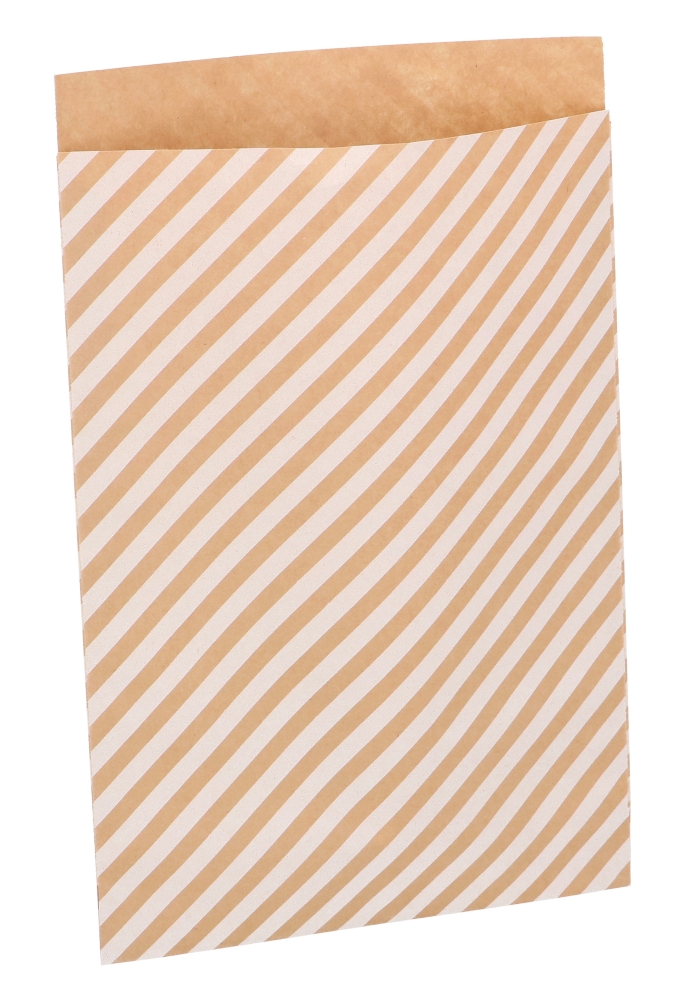 Kadozakjes Gerecycled Nature & White Triangel 17x25cm 200stuks