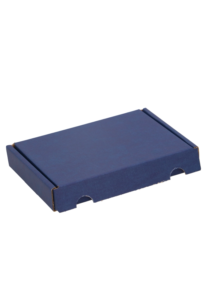 Brievenbusdoos Met Klep Pinto Kraft Donker Blauw A6 16x12x2.5cm 25st