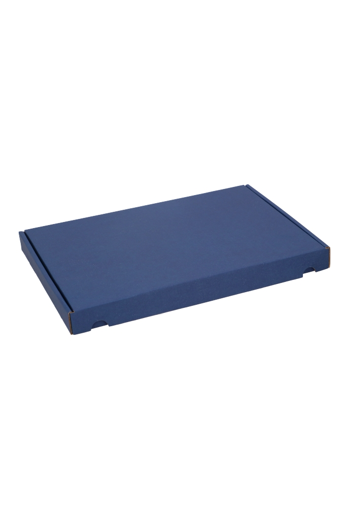 Brievenbusdoos Met Klep Pinto Kraft Donker Blauw A4 31x22x2.6cm 25st