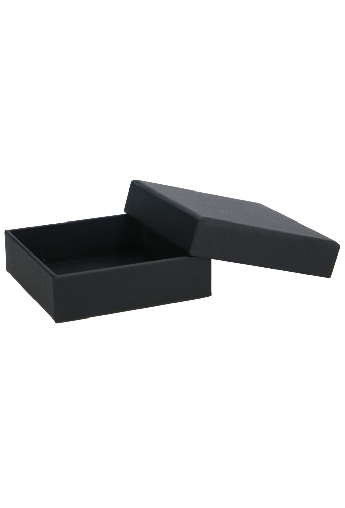 Geschenkdoosjes Monte Carlo Zwart 7.8x7.8x2.2cm 25stuks