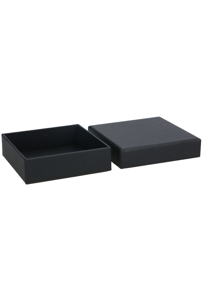 Geschenkdoosjes Monte Carlo Zwart 7.8x7.8x2.2cm 25stuks