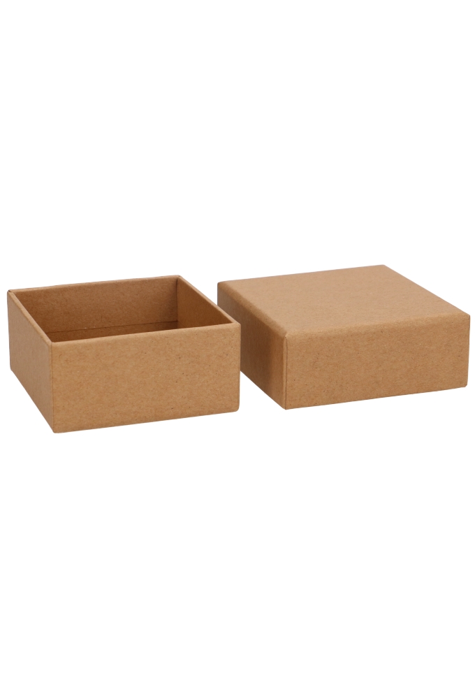 Geschenkdoosjes Monte Carlo Kraft 6x6x2.9cm 25stuks