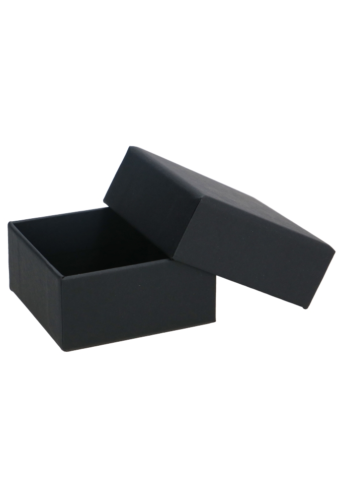 Geschenkdoosjes Monte Carlo Zwart 6x6x2.9cm 25stuks