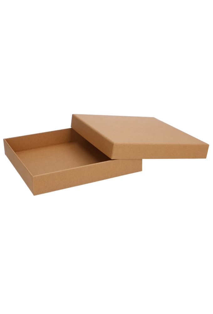 Geschenkdoosjes Monte Carlo Kraft 16.5x16.5x2.7cm 25stuks