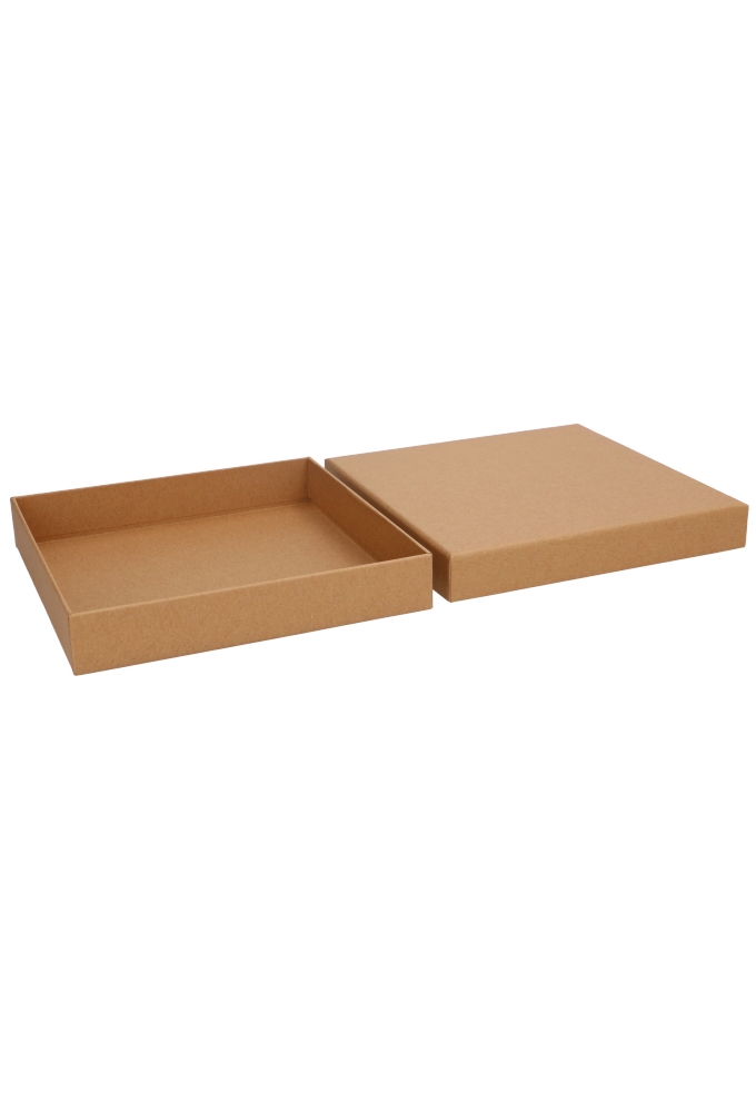 Geschenkdoosjes Monte Carlo Kraft 16.5x16.5x2.7cm 25stuks