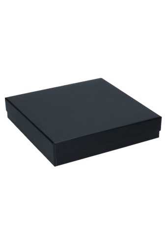 Luxe Geschenkdoos & Lint Gleuf Zwart Mat Bilbao 19.5x19.5x4cm 10st