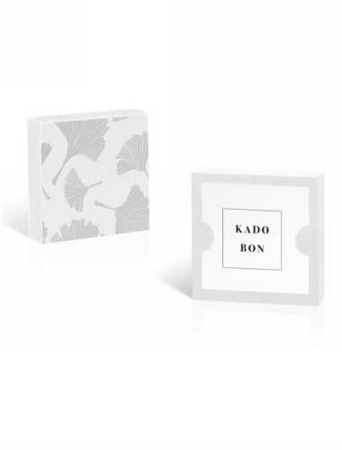 Kadobon + Kadodoosje Bene Ginko White 12x12x3cm 10stuks