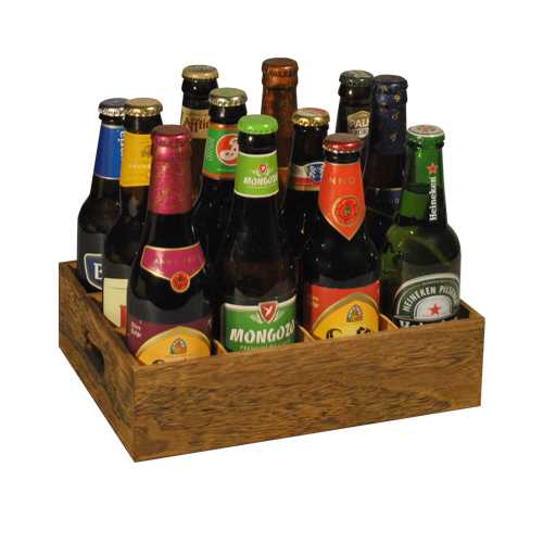 Bierverpakking Tray 27x20.5x7.2cm 12 flesjes 18stuks