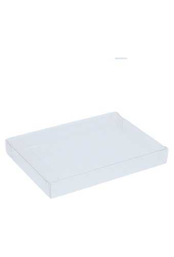 Transparant Rechthoekig Kadodoosje Plastic 15.5x11.5x2cm 10stuks