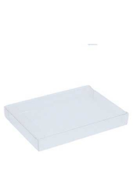 Transparant Rechthoekig Kadodoosje Plastic 15.5x11.5x2cm 10stuks