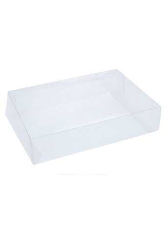 Transparant Rechthoekig Kadodoosje Plastic 19.5x14x2cm 10stuks