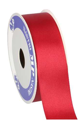 Satijn Dubbel Lint 40mm x 25 meter Bordeaux