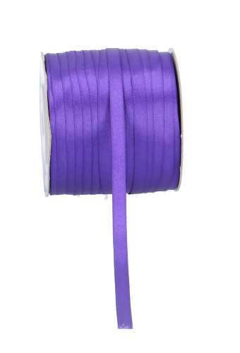 Satijn Dubbel Lint 6mm x 100 meter Donker Paars