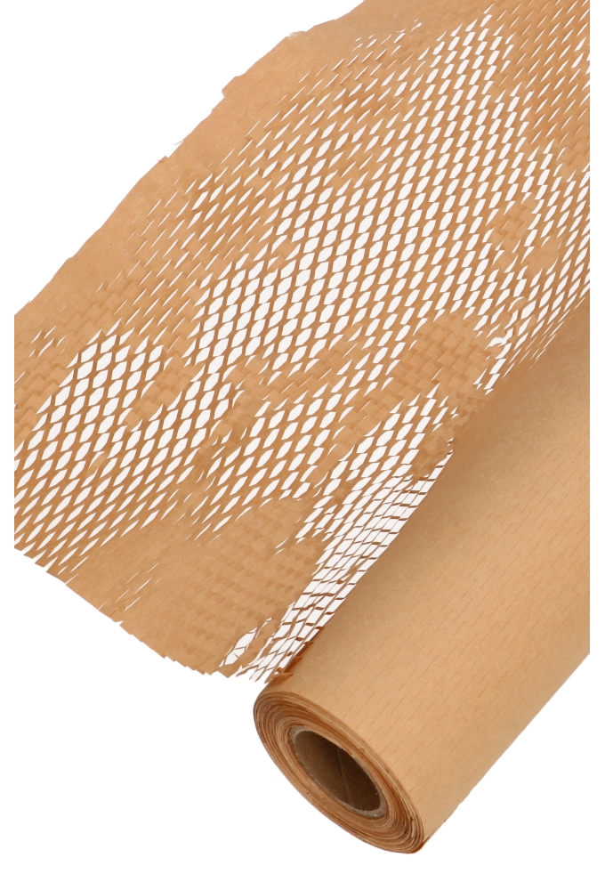 Kraft Stretch Papier Net Naturel 50cm x 25meter