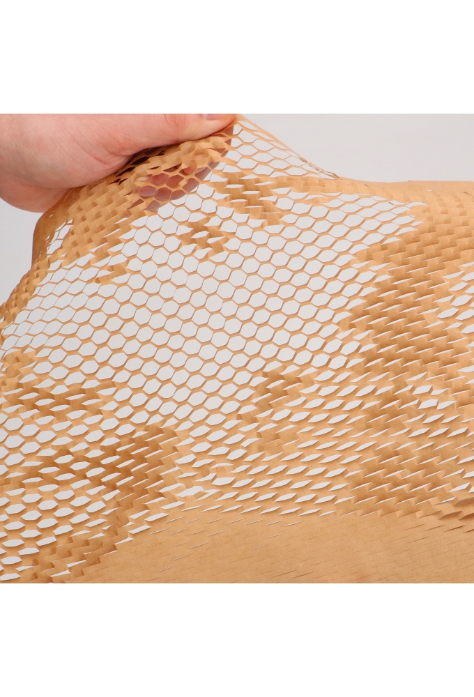 Kraft Stretch Papier Net Naturel 50cm x 25meter