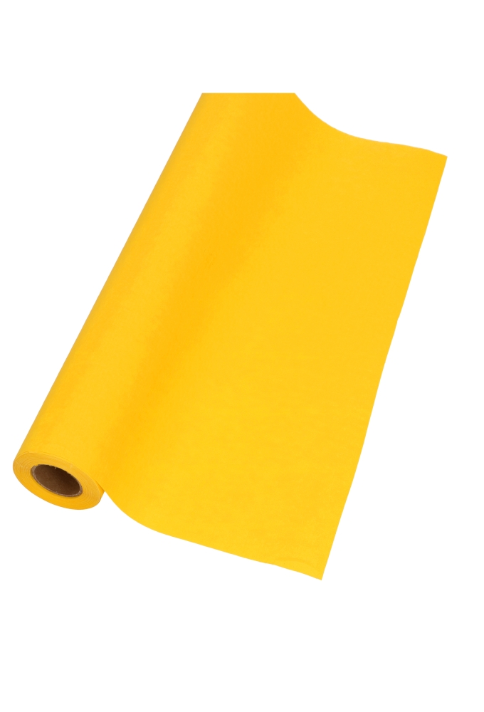 Kraft Stretch Papier Net Geel 50cm x 25meter