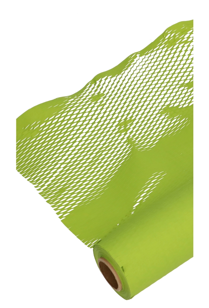 Kraft Stretch Papier Net Groen 50cm x 25meter