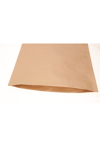 Papieren Verzendzak Zijvouw Kleding Kraft Plakstrip 23x34x8+10cm 500st