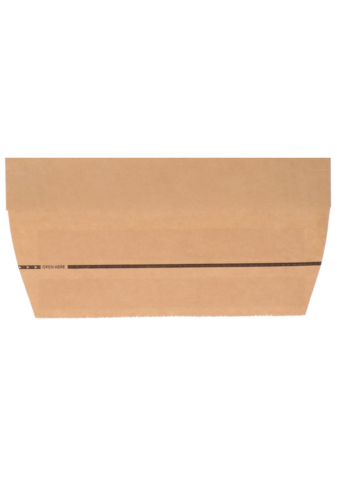 Papieren Verzendzak Zijvouw Zaza Kraft Plakstrip 30x42x8+10cm 400st