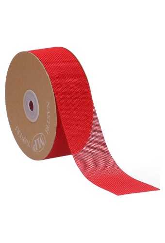 Geschenklint Canvas Rood 40mm x 20 meter