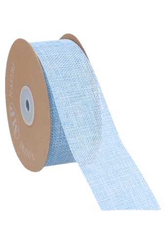 Geschenklint Canvas Blauw 40mm x 20 meter