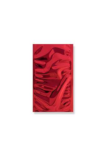 Folie Enveloppen Leuven Metallic Rood 11.4x22.9cm EA5 6 100stuks