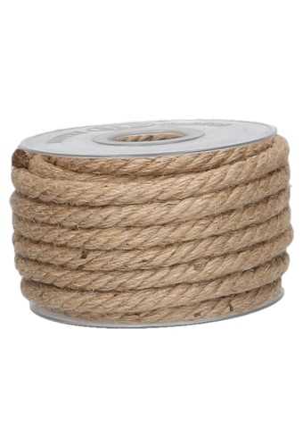 Koord Lint Gedraaid Jute Naturel 8mm x 9.5meter