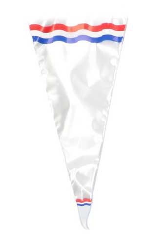Snoepzak & Puntzak Nederlandse Vlag Met Opdruk18x37cm 100stuks