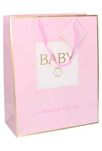 Kadotasjes Kind Groot Beautiful Baby Girl 26.5x13.5x32.5cm 10stuks