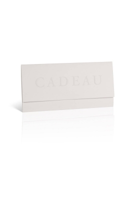 Kadobon & Envelop Impression Cadeau Wit 21.5x10.5cm 10stuks