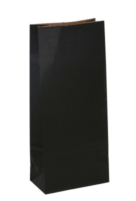 Blokbodemzakjes Lunaro Zwart 9x5x20.5cm 250ml 80grams 100stuks