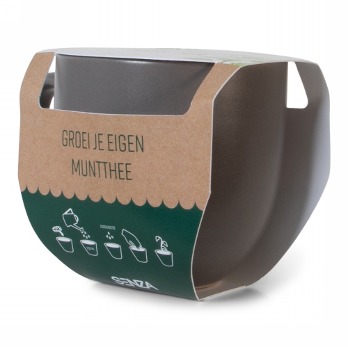 Jens Living Groei Je Eigen Muntthee Mok 13x9x9cm 1stuks