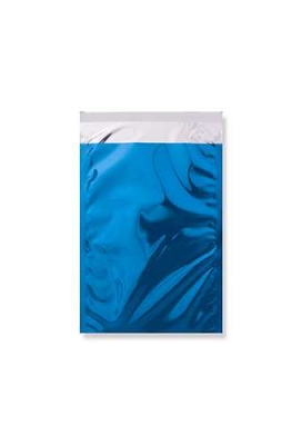Folie Enveloppen Leuven Metallic Blauw 16.2X22.9cm a5 100stuks
