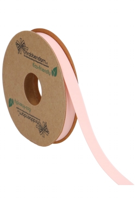 Geschenklint Satijn Dubbel Recycled Pet Pink 10mm x 20 meter