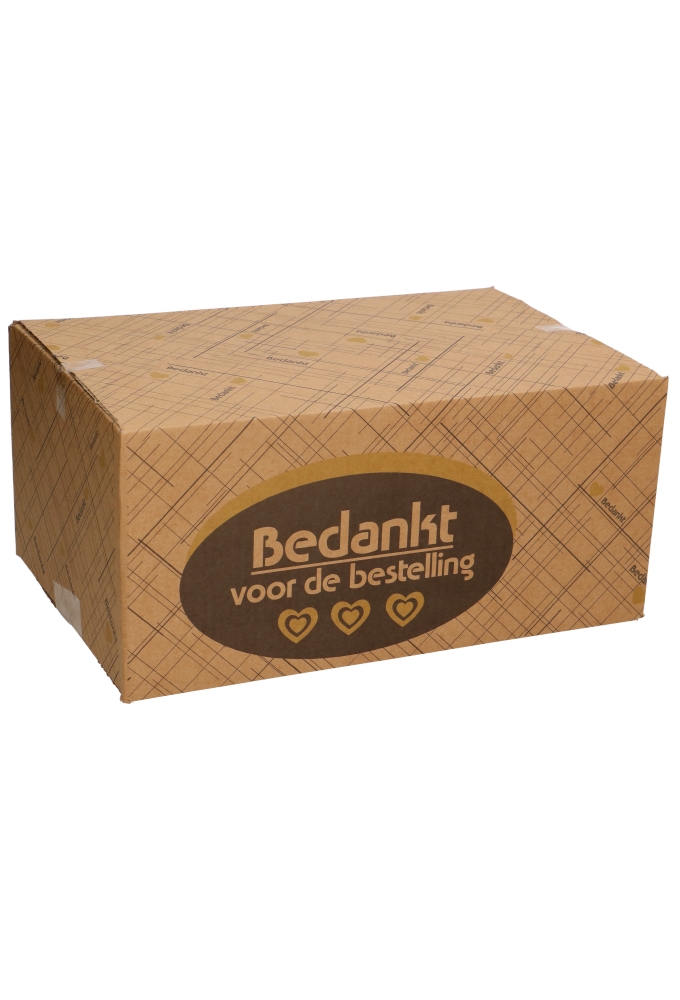 Geschenkdozen Bedankt Voor De Bestelling Streepjes 31x20x14cm 30stuks