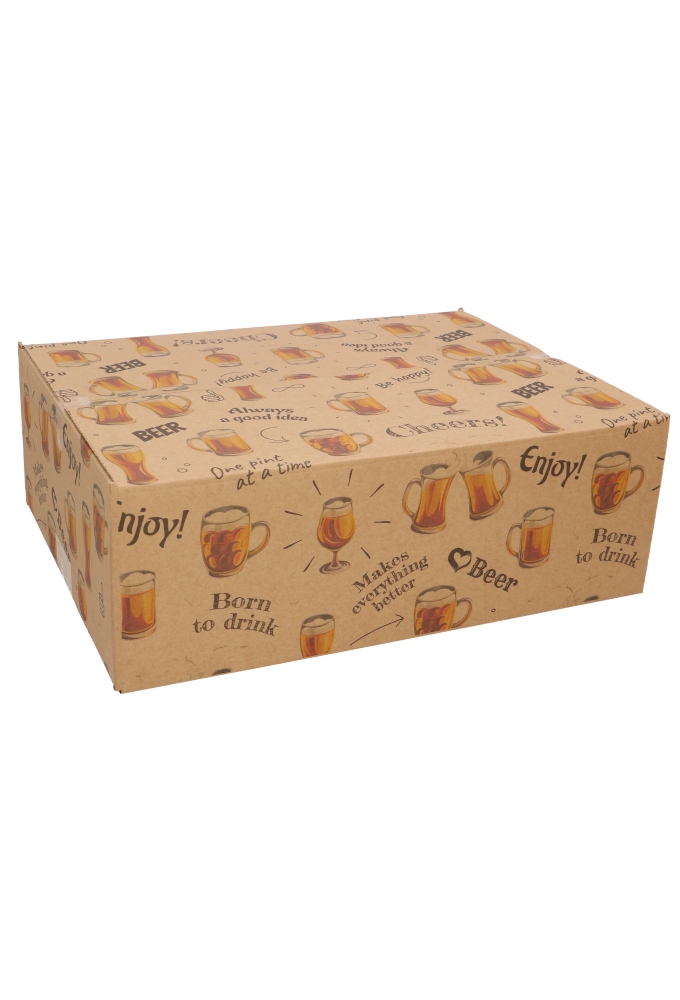 Geschenkdozen Cheers Beer 39x29x13cm 15stuks