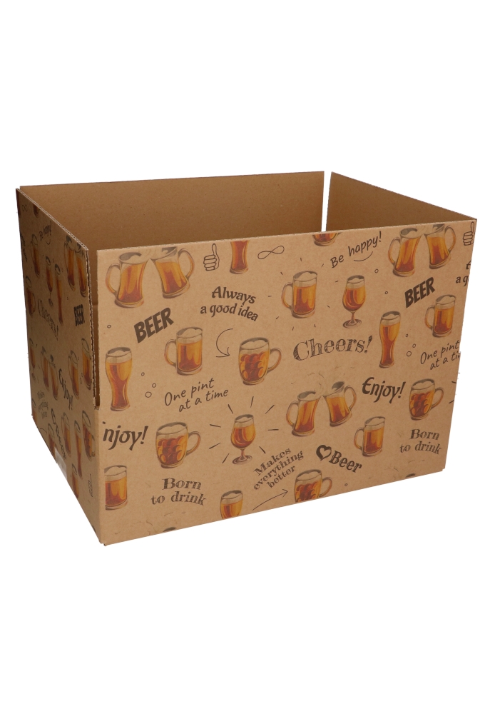 Geschenkdozen Cheers Beer 39x29x13cm 15stuks