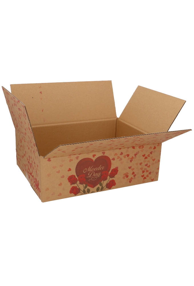 Geschenkdozen Moederdag kraft 39x29x13cm 15stuks