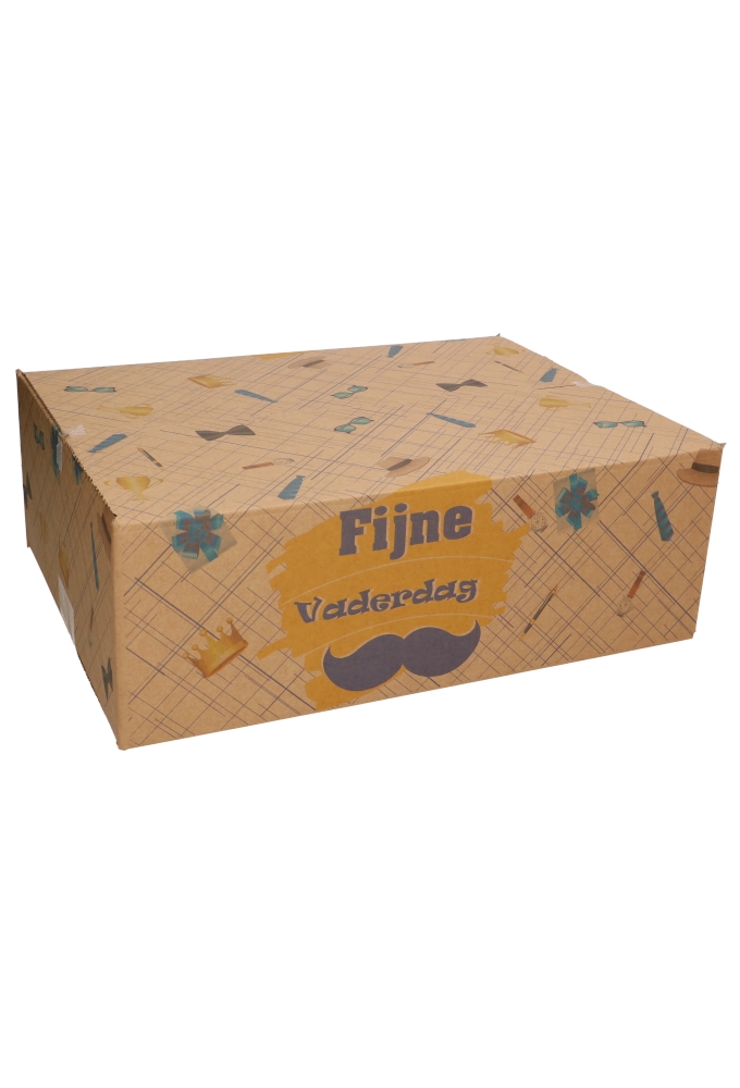 Geschenkdozen Vaderdag kraft 39x29x13cm 15stuks