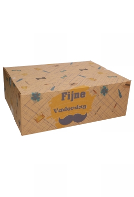 Geschenkdozen Vaderdag kraft 39x29x13cm 15stuks