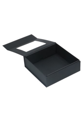 Luxe Magneetdozen New York FSC® Zwart Mat & Venster 15x15x5cm 25stuks
