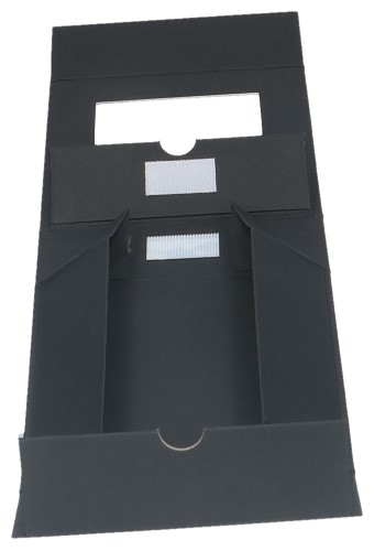 Luxe Magneetdozen New York FSC® Zwart Mat & Venster 15x15x5cm 25stuks