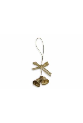 Kerstbelletjes Met Strik Goud Aan Koord 100stuks