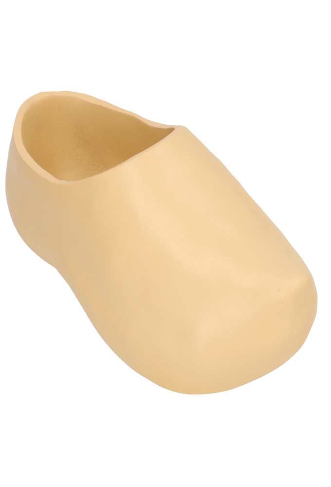 AKTIE Geschenk Klompje Naturel MET GRATIS PUNTZAK 19x8.5x10cm 2stuks